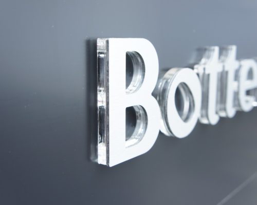 metal_letters_letters cut alum on acrylic Bott